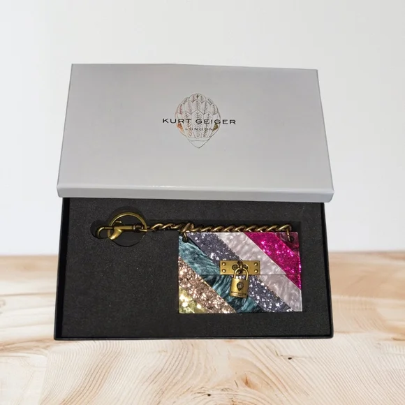 Kurt Geiger Brixton Bag Keyring, NIB - Picture 4 of 4